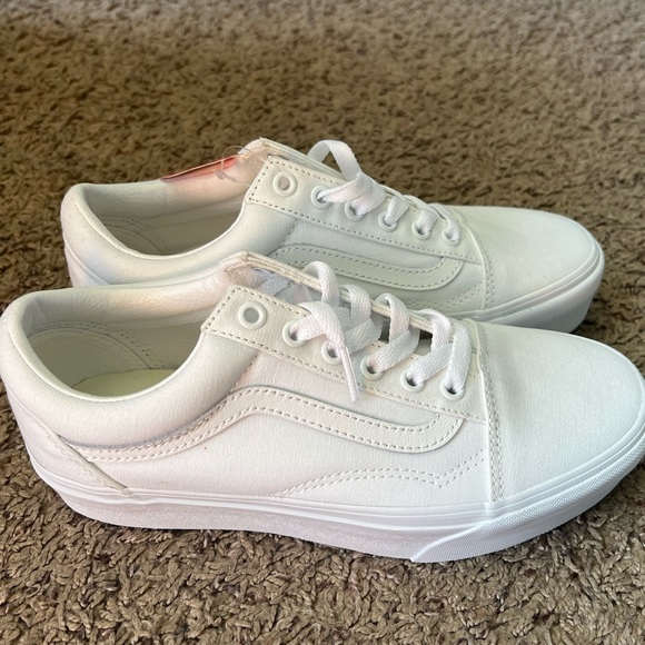 White platform vans - Picture 3 of 8
